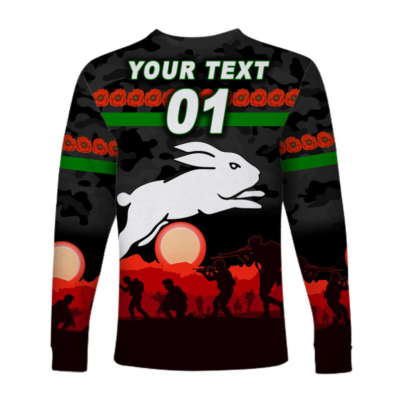 custom-personalised-south-sydney-rabbitohs-anzac-2022-long-sleeve-shirt-simple-style-black
