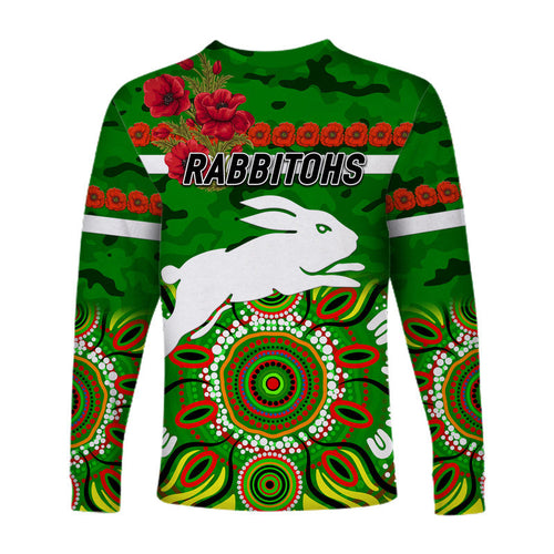 south-sydney-rabbitohs-anzac-2022-long-sleeve-shirt-indigenous-vibes-green