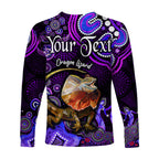custom-personalised-australian-astrology-long-sleeve-shirt-leo-dragon-lizard-zodiac-aboriginal-vibes-purple