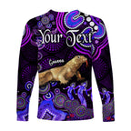 custom-personalised-australian-astrology-long-sleeve-shirt-capricorn-goanna-zodiac-aboriginal-vibes-purple