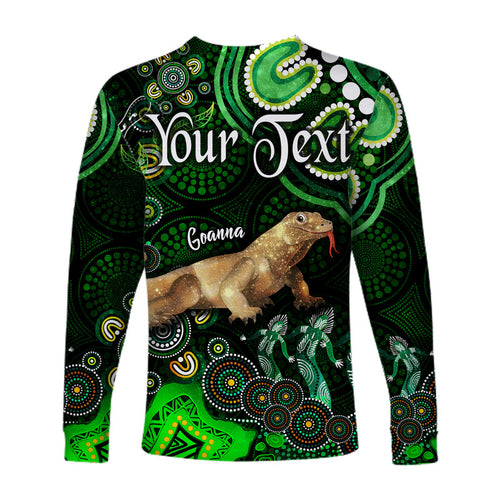 custom-personalised-australian-astrology-long-sleeve-shirt-capricorn-goanna-zodiac-aboriginal-vibes-green