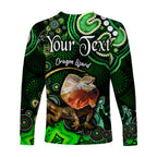 custom-personalised-australian-astrology-long-sleeve-shirt-leo-dragon-lizard-zodiac-aboriginal-vibes-green