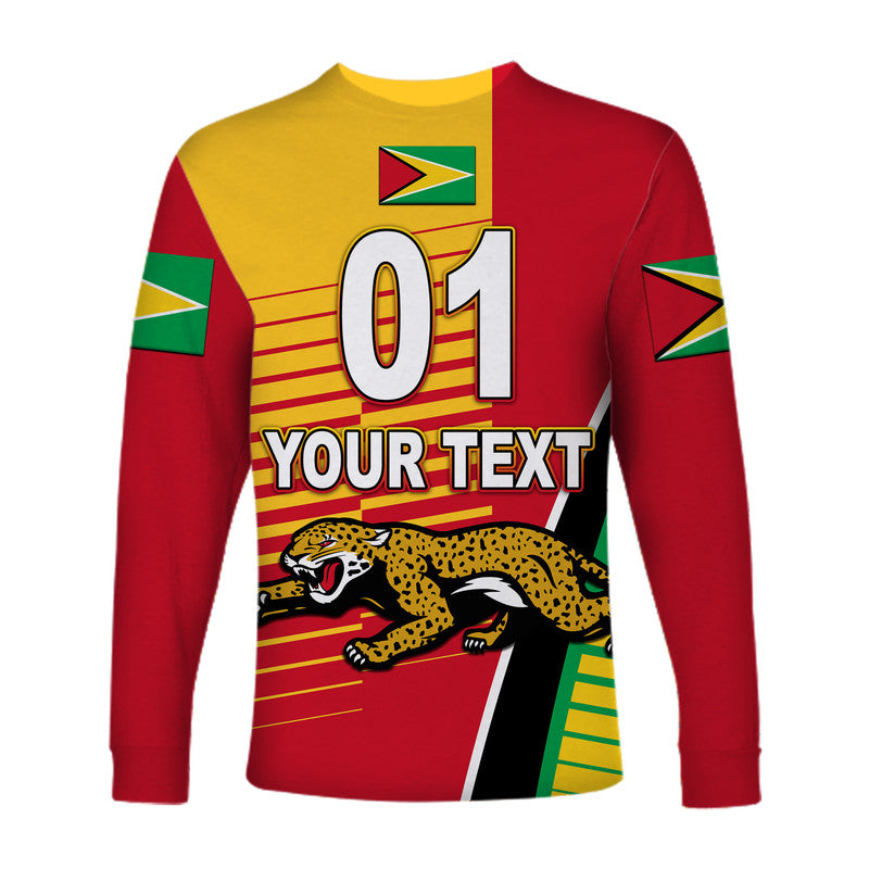 custom-personalised-guyana-cricket-jaguars-long-sleeve-shirt-simple-style