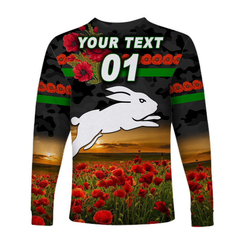 custom-personalised-south-sydney-rabbitohs-anzac-2022-long-sleeve-shirt-poppy-flowers-vibes-black