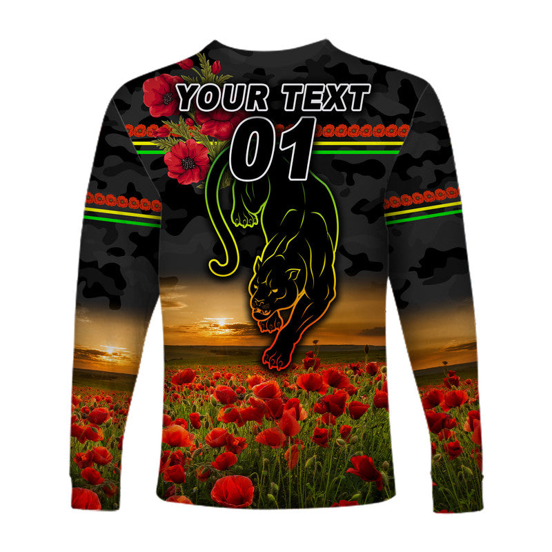 custom-personalised-penrith-panthers-anzac-2022-long-sleeve-shirt-poppy-flowers-vibes-black