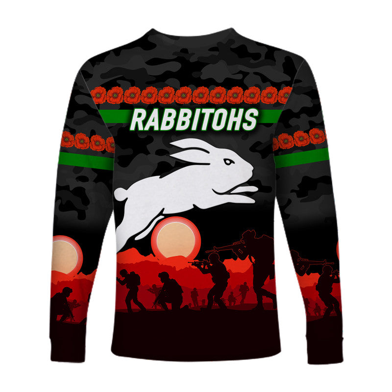 south-sydney-rabbitohs-anzac-2022-long-sleeve-shirt-simple-style-black