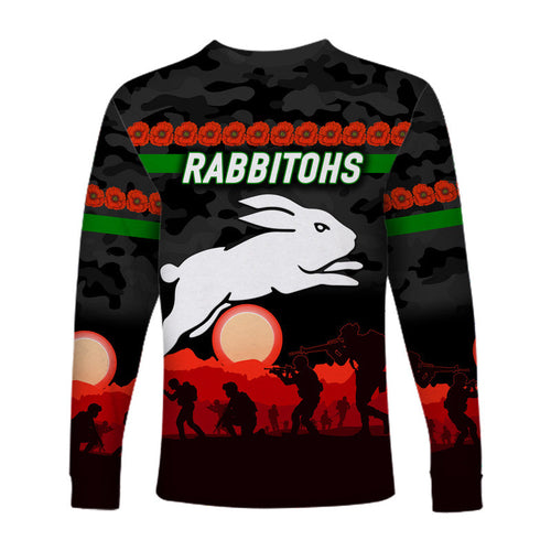 south-sydney-rabbitohs-anzac-2022-long-sleeve-shirt-simple-style-black