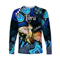 custom-personalised-australian-astrology-long-sleeve-shirt-libra-cockatoo-glider-zodiac-aboriginal-vibes-blue