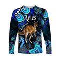 custom-personalised-australian-astrology-long-sleeve-shirt-aries-kangaroo-zodiac-aboriginal-vibes-blue