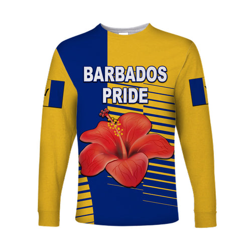 custom-personalised-barbados-cricket-pride-long-sleeve-shirt-simple-style