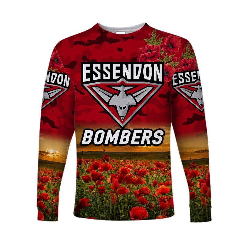 custom-personalised-essendon-bombers-anzac-long-sleeve-shirt-poppy-vibes-red