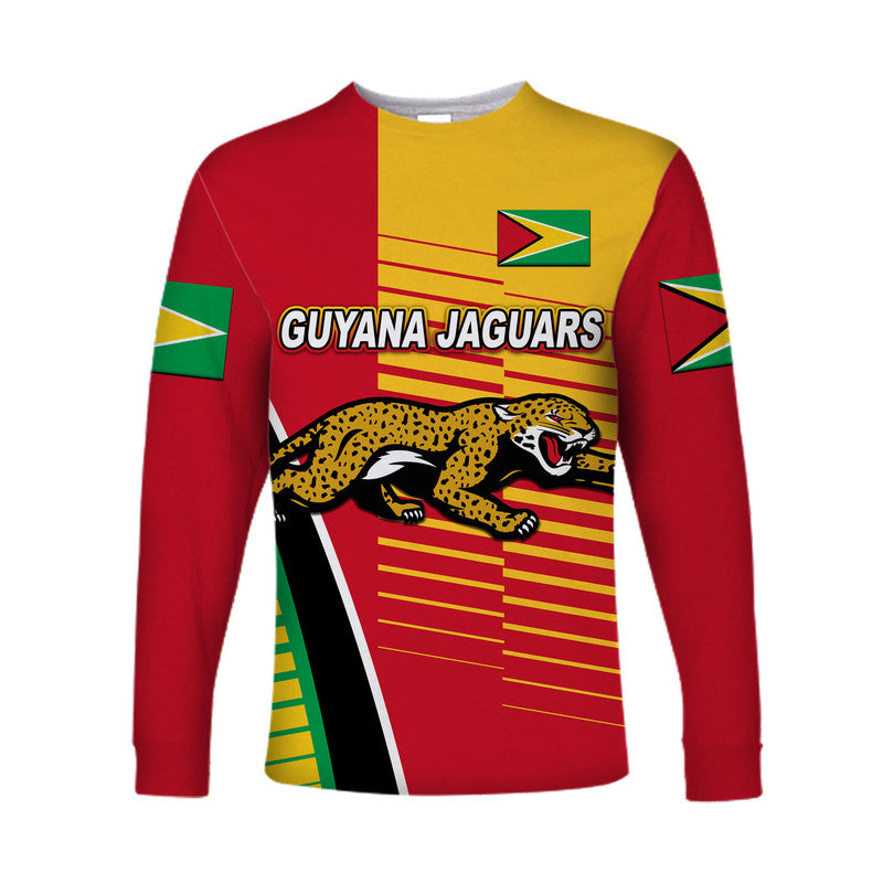 custom-personalised-guyana-cricket-jaguars-long-sleeve-shirt-simple-style