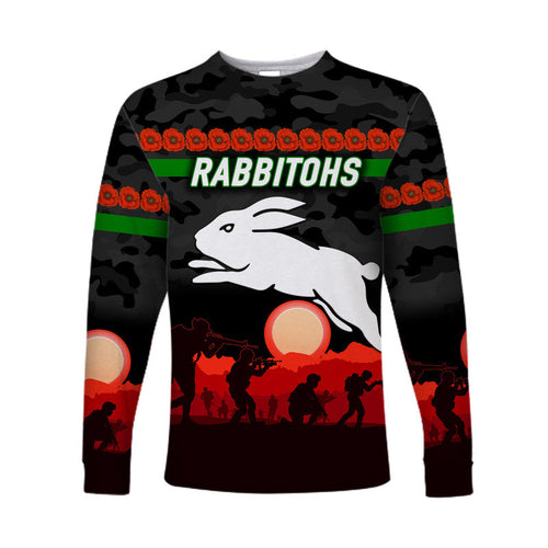 south-sydney-rabbitohs-anzac-2022-long-sleeve-shirt-simple-style-black