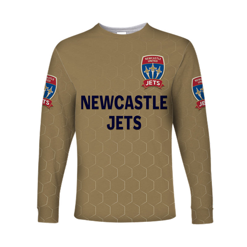custom-personalised-newcastle-jets-long-sleeve-shirt-soccer-club-original-style-gold
