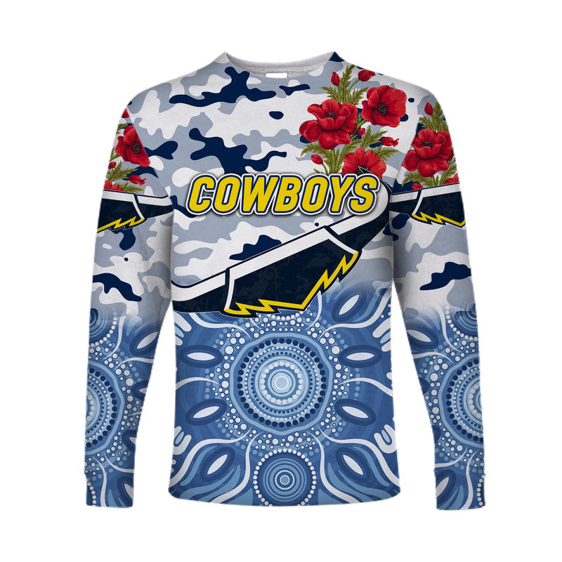 custom-personalised-north-queensland-cowboys-anzac-2022-long-sleeve-shirt-indigenous-vibes-white