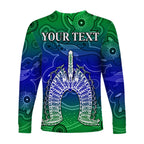 custom-personalised-torres-strait-islands-long-sleeve-shirt-aboriginal-art-lizard-symbol-peace