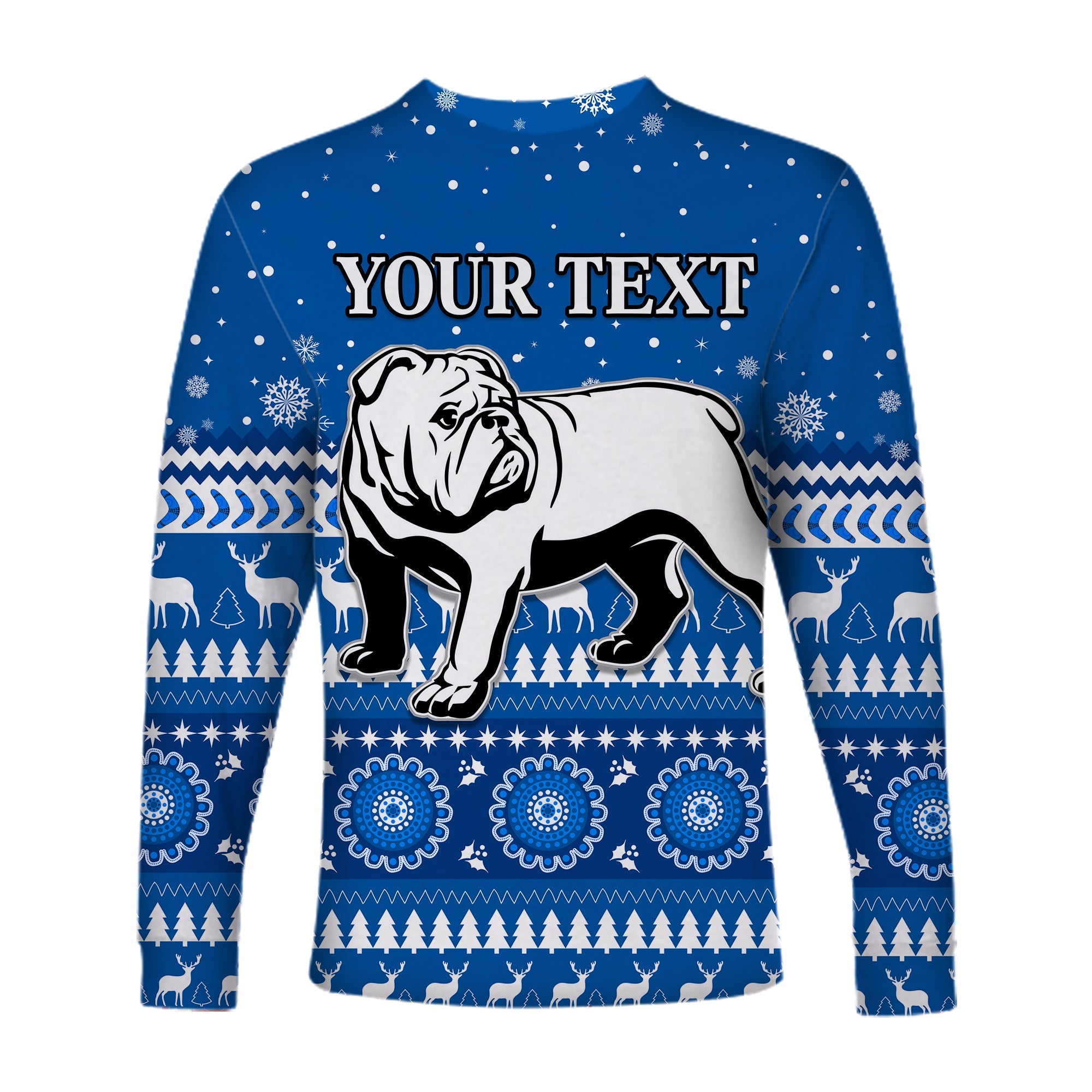 custom-personalised-bulldogs-long-sleeve-shirt-christmas-canterbury-bankstown