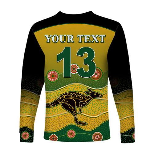 custom-personalised-cricket-australia-long-sleeve-shirt-indigenous-kangaroo-custom-text-and-number