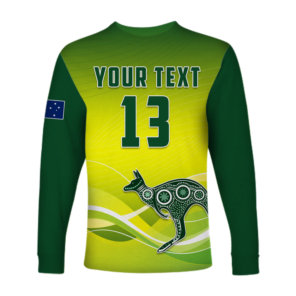 custom-personalised-cricket-australia-long-sleeve-shirt-simple-style-custom-text-and-number