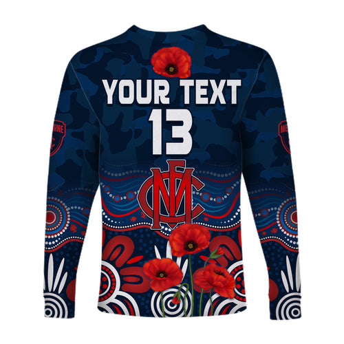 custom-text-and-number-demons-anzac-2022-long-sleeve-shirt-melbourne-football-aboriginal-poppy
