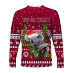 custom-personalised-reds-christmas-long-sleeve-shirt-queensland-rugby-indigenous