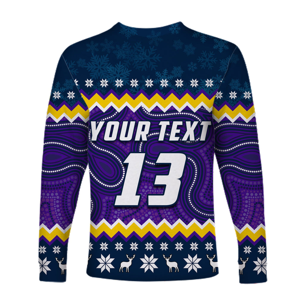 custom-text-and-number-storm-long-sleeve-shirt-christmas-melbourne-mix-indigenous