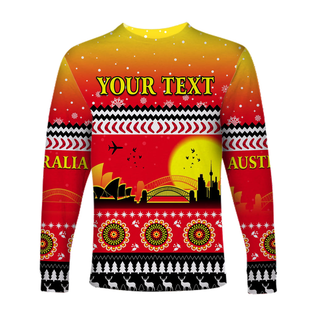 custom-personalised-australia-christmas-long-sleeve-shirt-proud-sydney-opera-house