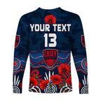 custom-text-and-number-demons-anzac-2022-long-sleeve-shirt-casey-football-aboriginal-poppy