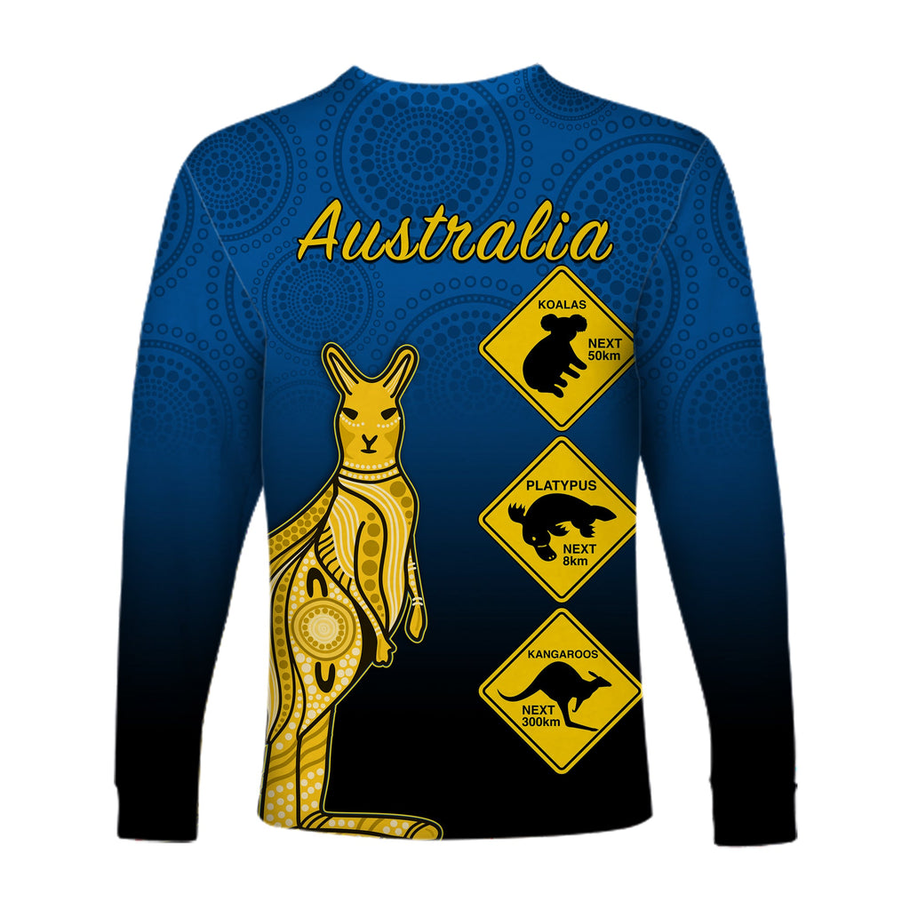custom-personalised-australia-kangaroo-long-sleeve-shirt-road-signs-aussie-aboriginal