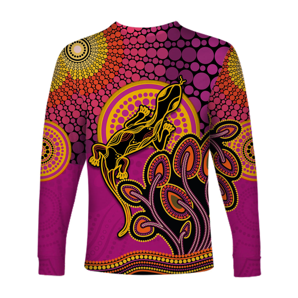 aboriginal-lizard-long-sleeve-shirt-tree-on-the-hill-sunshine