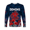 custom-text-and-number-demons-anzac-2022-long-sleeve-shirt-melbourne-football-aboriginal-poppy