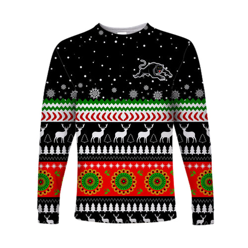 custom-personalised-panthers-long-sleeve-shirt-penrith-christmas-the-riff
