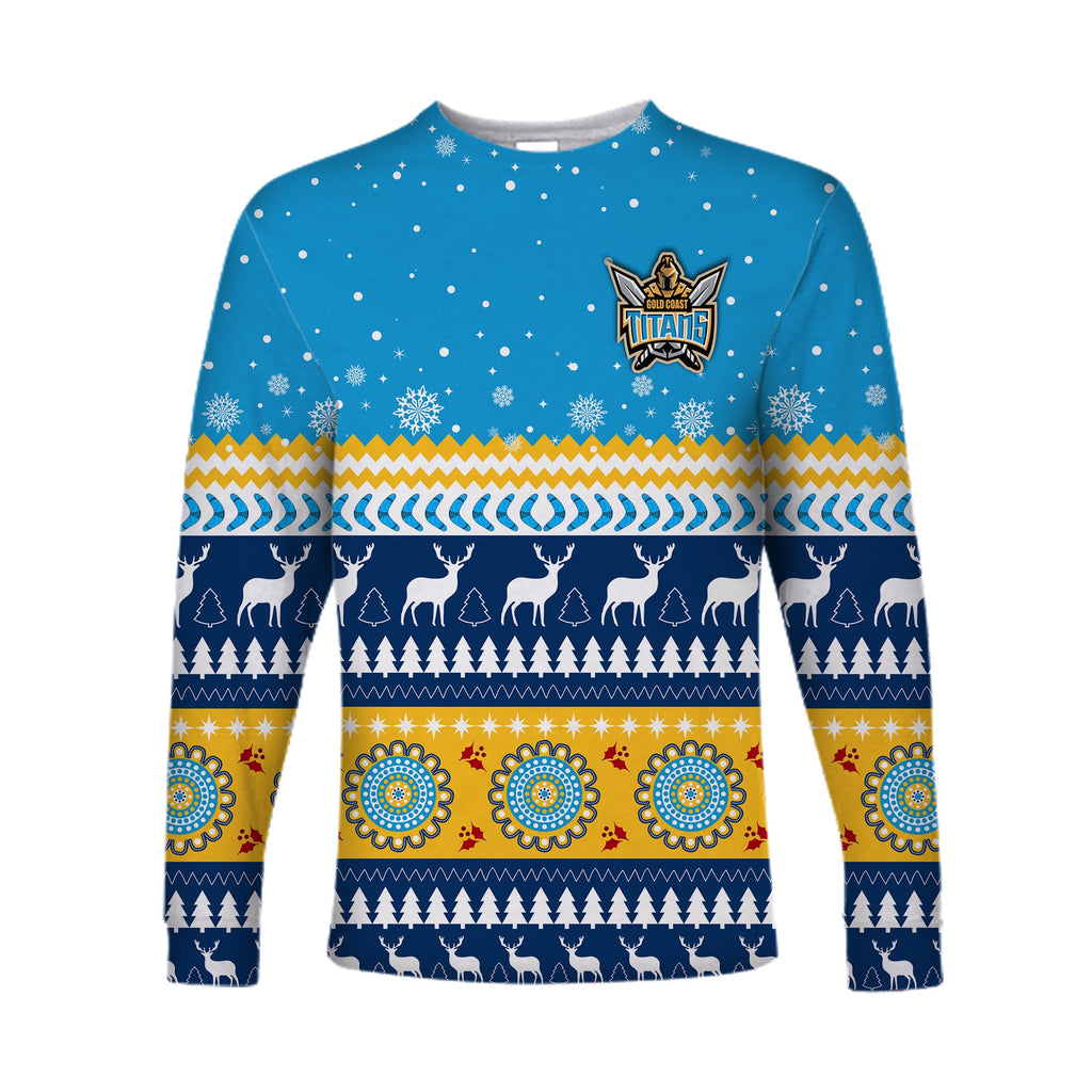 custom-personalised-titans-long-sleeve-shirt-christmas-gold-coast