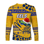 parramatta-eels-long-sleeve-shirts-christmas-simple-style-gold