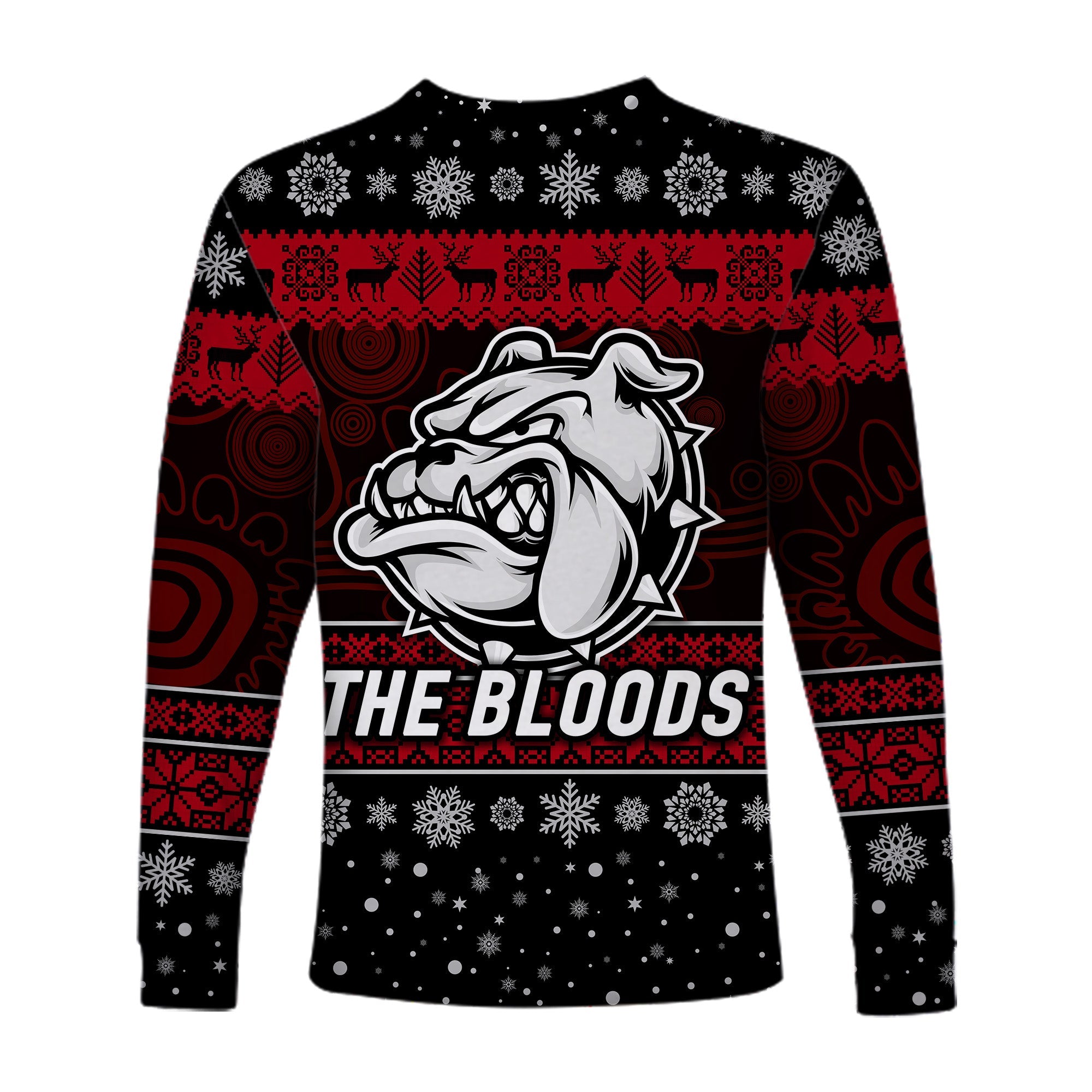 west-football-club-alice-springs-long-sleeve-shirt-christmas-the-bloods-simple-style-black