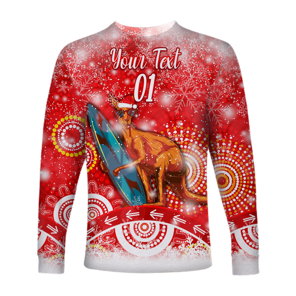 custom-personalised-australia-kangaroo-christmas-long-sleeve-shirt-original-style-red