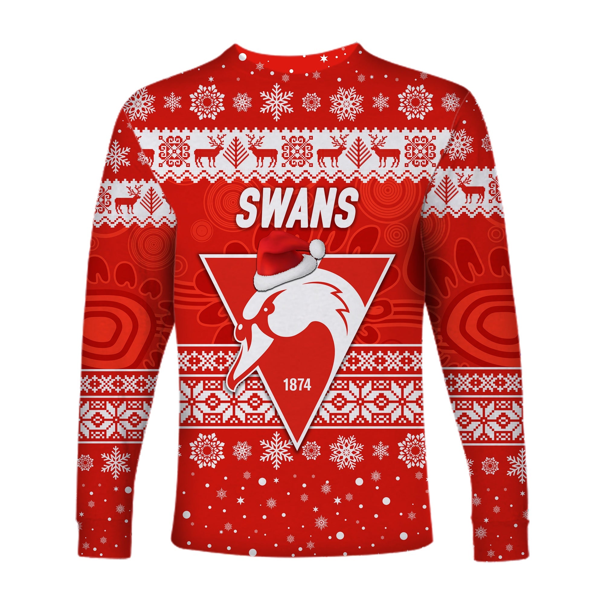 sydney-swans-long-sleeve-shirts-christmas-simple-style