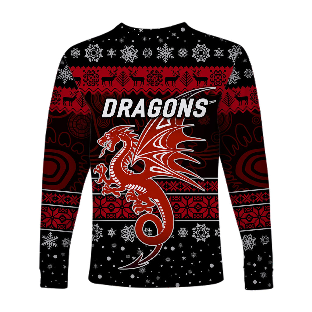 st-george-illawarra-dragons-long-sleeve-shirts-christmas-simple-style-black