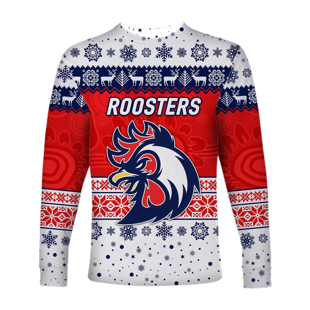 sydney-roosters-long-sleeve-shirts-christmas-simple-style-white