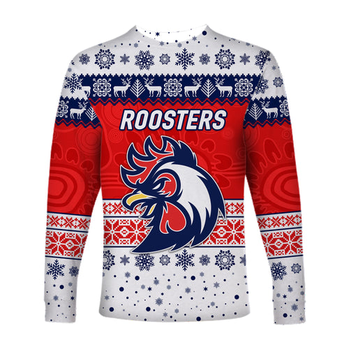 sydney-roosters-long-sleeve-shirts-christmas-simple-style-white