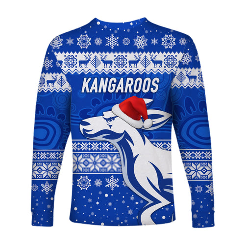 north-melbourne-kangaroos-long-sleeve-shirts-christmas-simple-style