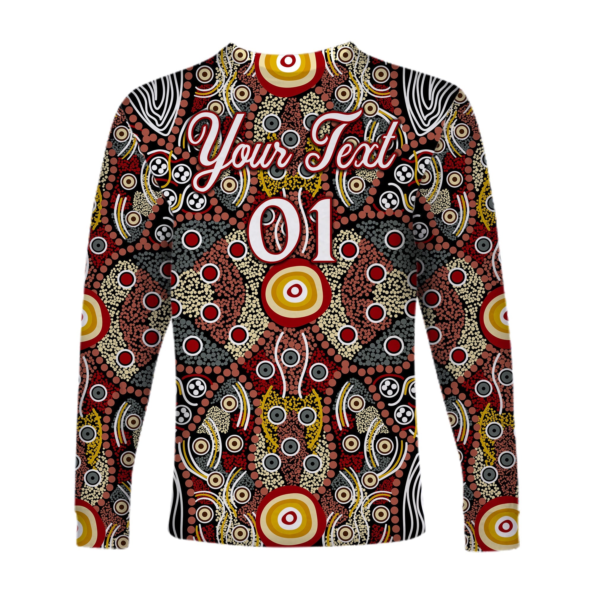 custom-personalised-aboriginal-art-dot-vibes-long-sleeve-shirt-indigenous-no-1