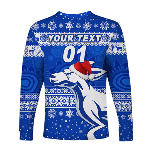 custom-personalised-north-melbourne-kangaroos-long-sleeve-shirts-christmas-simple-style