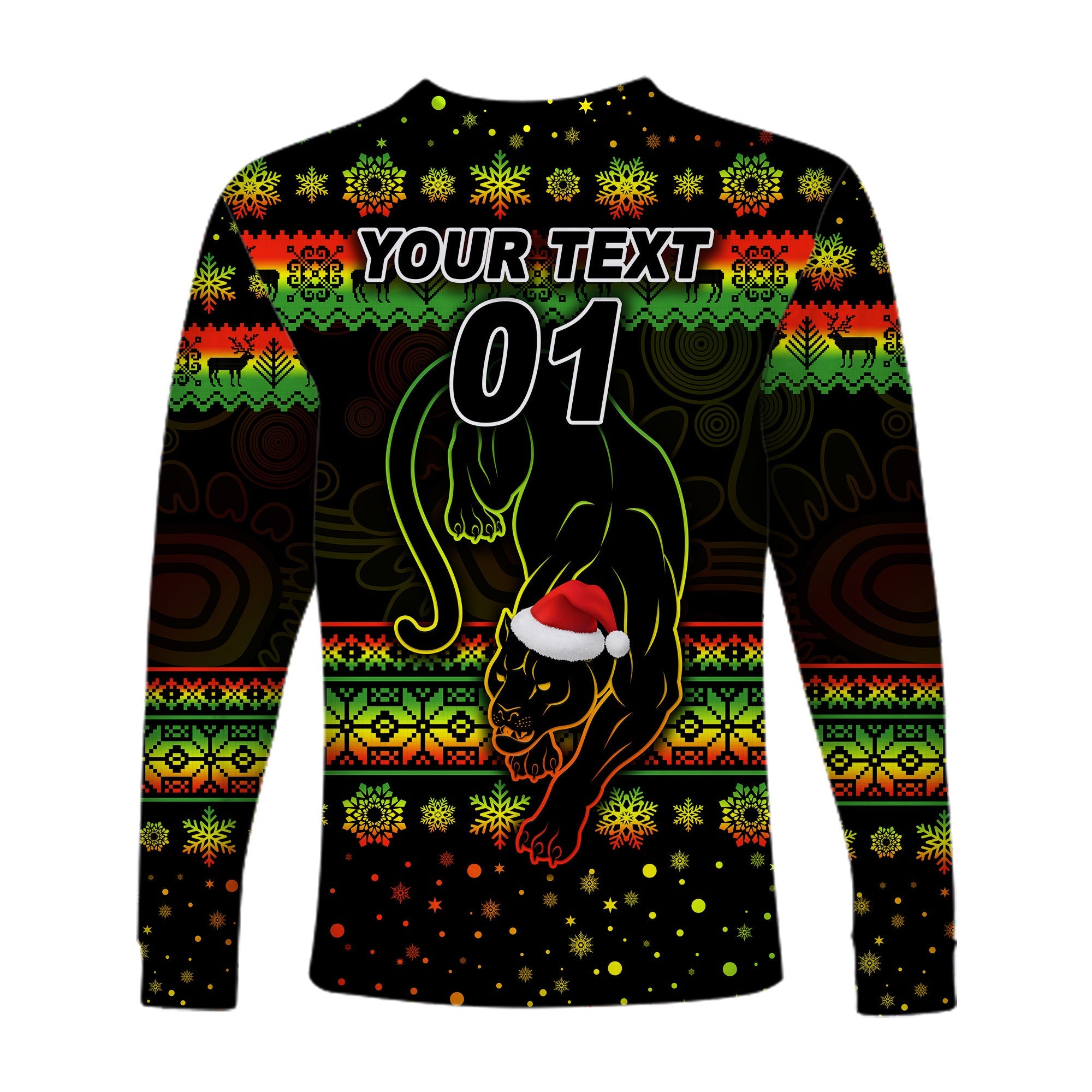 custom-personalised-penrith-panthers-long-sleeve-shirts-christmas-simple-style