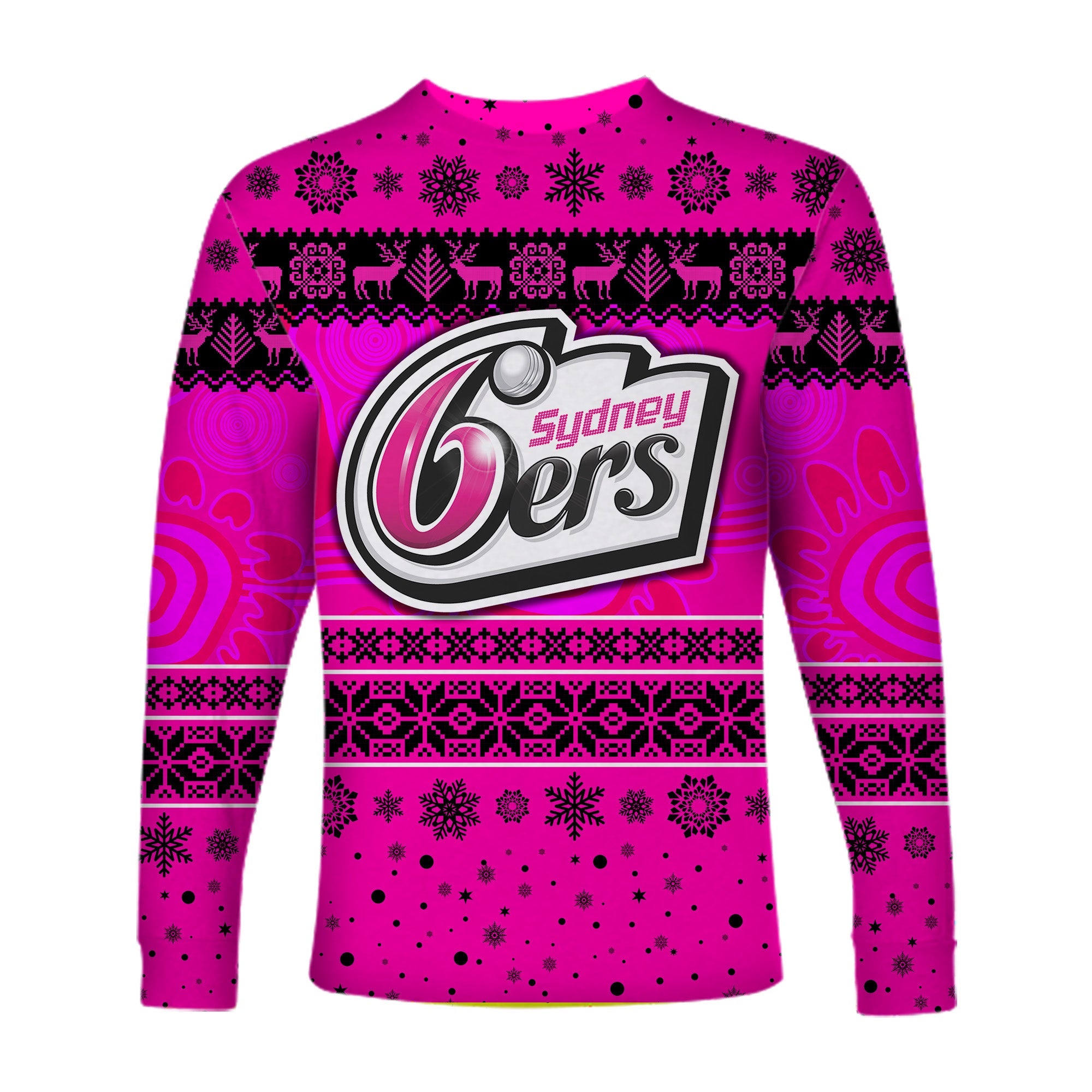 sydney-sixers-long-sleeve-shirt-christmas-simple-style