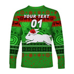custom-personalised-south-sydney-rabbitohs-long-sleeve-shirt-christmas-simple-style-green