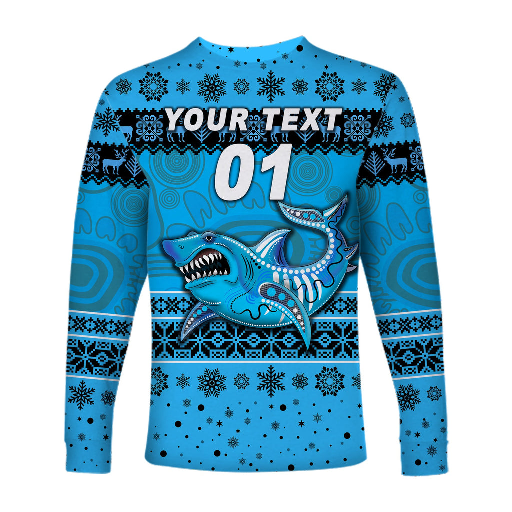 custom-personalised-cronulla-sutherland-sharks-long-sleeve-shirts-christmas-simple-style-blue