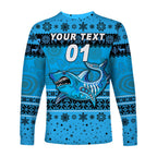 custom-personalised-cronulla-sutherland-sharks-long-sleeve-shirts-christmas-simple-style-blue