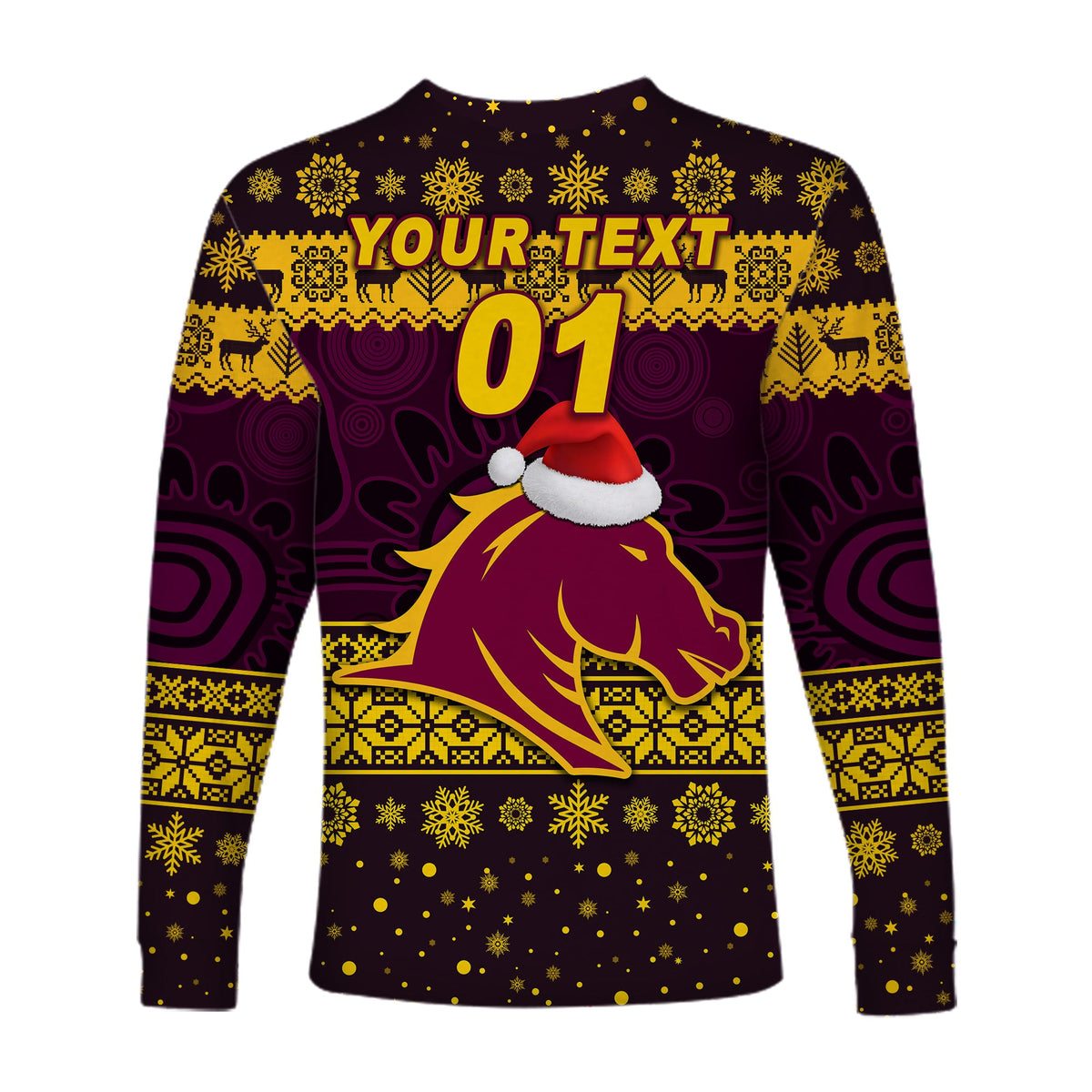 custom-personalised-brisbane-broncos-long-sleeve-shirts-christmas-simple-style-purple