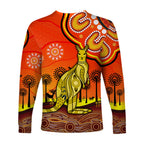 aboriginal-art-kangaroo-long-sleeve-shirt-indigenous-unique-vibes-orange